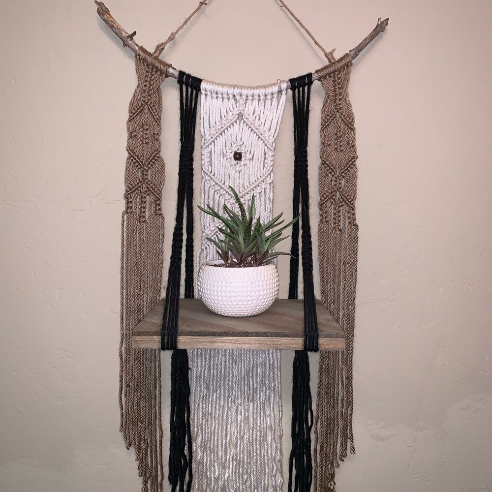 Sold. Handmade wall shelf
